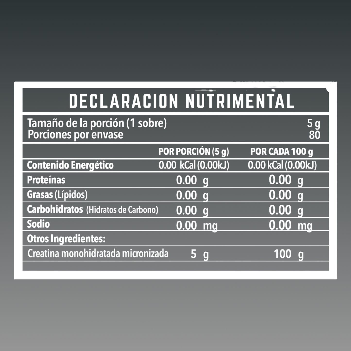 Creatina Monohidratada